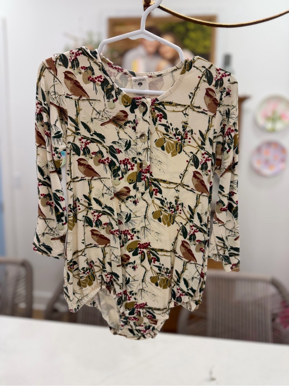 Katie Quinn Bird & Berry Print Bubble